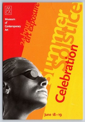 Postcard Summer Solstice Celebration Museum of Contemporary Art USA Unposted