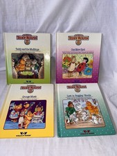 Vintage Teddy Ruxpin Books Lot 4 Worlds of Wonder 1980s