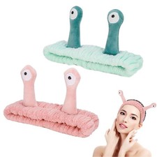 DragonflyDreams Cute Cartoon Snail Headbands, 2 Pack - Coral - Hairband