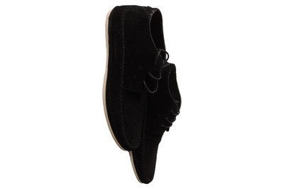 one true saxon Chukka Boots Herren Schnürschuhe Wildleder Schwarz Gr. 42