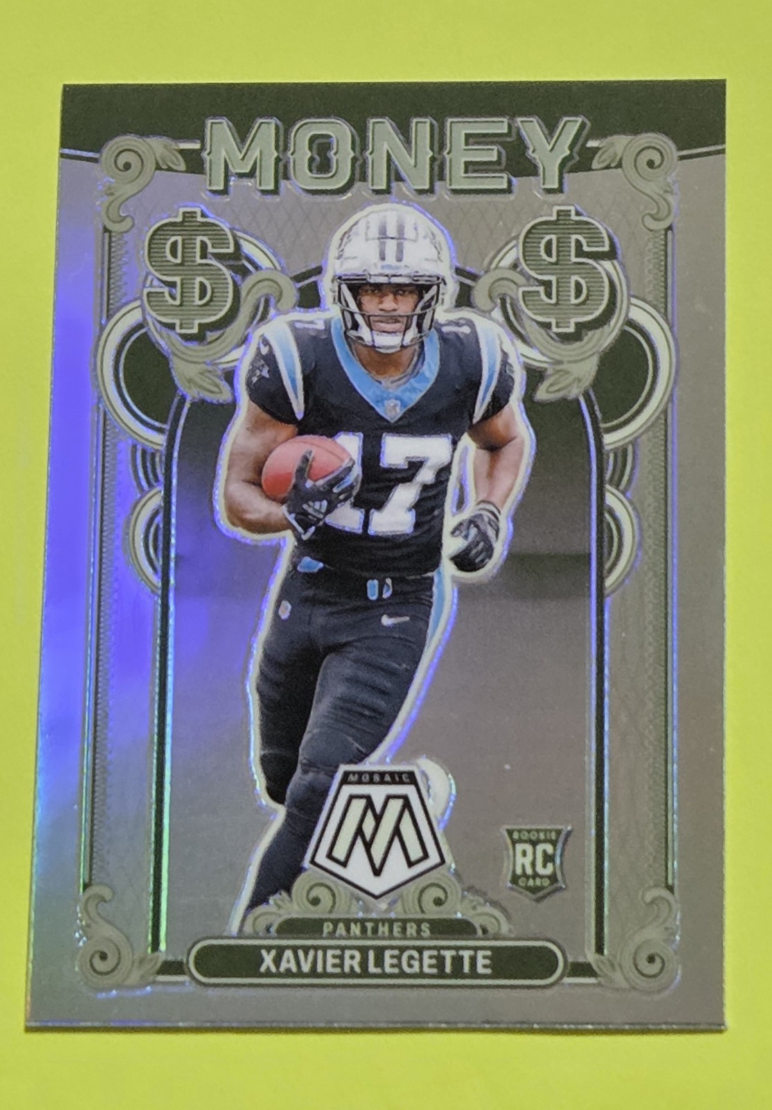 2024 Panini Mosaic Money SP Short Print XAVIER LEGETTE RC #14 Rookie Panthers