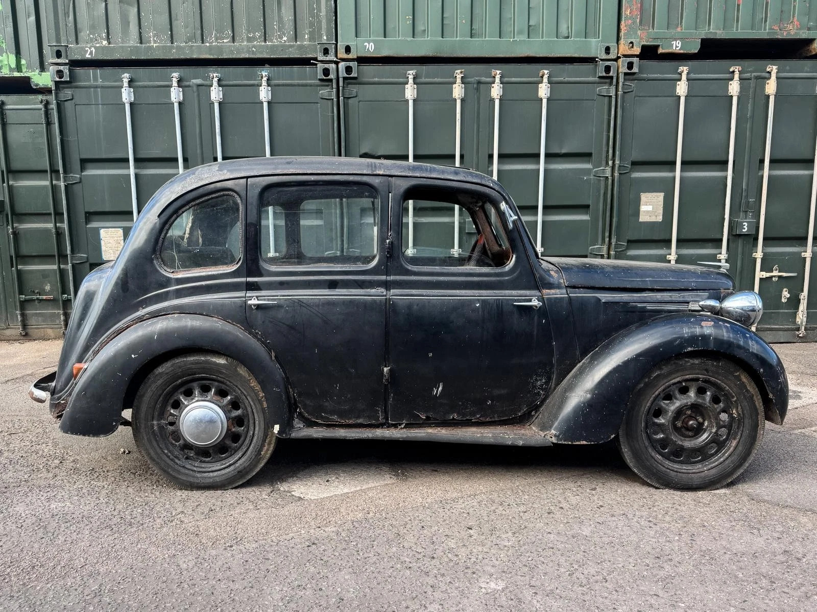 1947 Austin 8 Barn Find Restoration Project Registered Turns Over