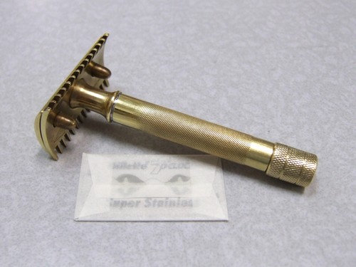 Vintage Gillette Single Ring DE Safety Razor