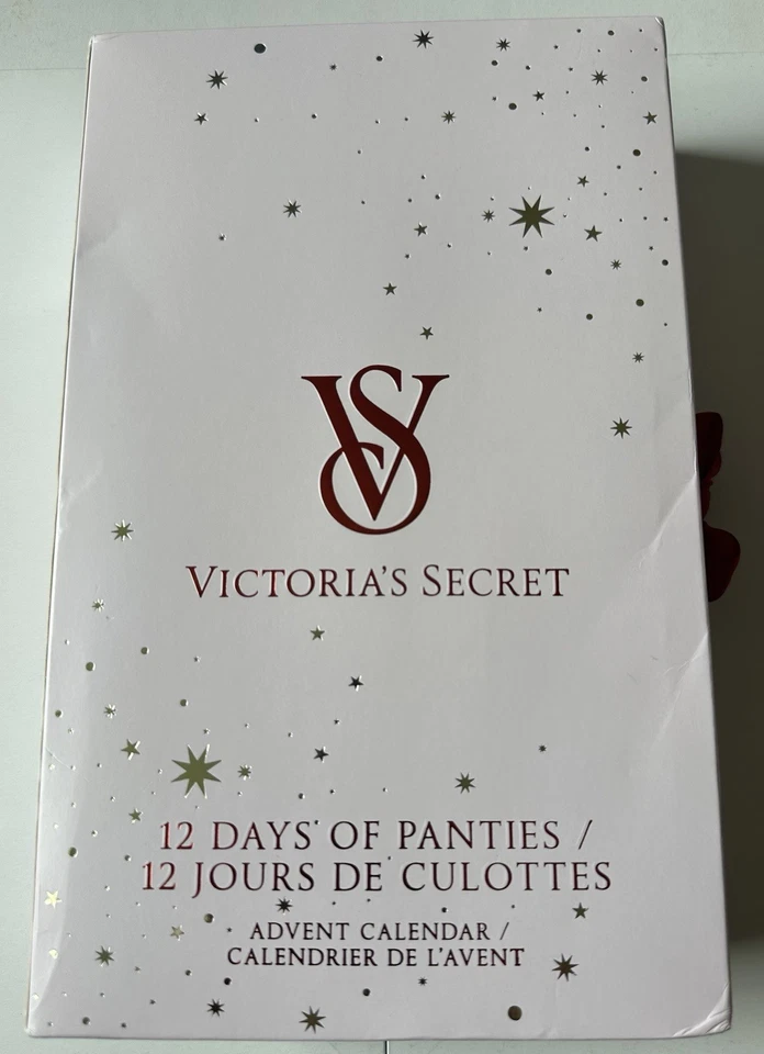 Victorias Secret 12 Days Of Panties Lacie Thong Holiday Advent Calendar XL New! - Image 4 of 4