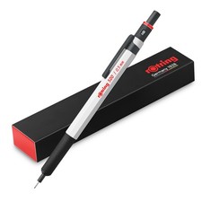 Image of rOtring 500 Mechanical Pencil | 0.5mm HB Lead | 1 count (Pack of 1), White