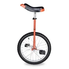 18 In Wheel Orange Unicycle Mountain Wheel Skid Proof Tire Balance Exercise