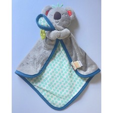 Koala Bear My B Cuddly Gray Koko Dot Lovie Security Blanket Plush Crinkle Leaf