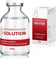Reconstitution Solution Bottle 1 Pack - 30ML Each in Shatterproof Glass... 