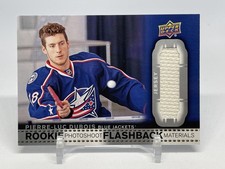 2018-19 UD #RPF-PD Pierre-Luc Dubois Rookie Photoshoot Flashback Materials