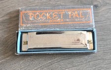 Vintage Horner Pocket Pal Harmonica in Original Box Free Ship In VGC
