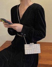 Sac Boîte Mini De Graphique De Marbre Étincelant, Brillant,