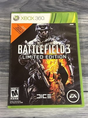 Battlefield 3 - Limited Edition (Microsoft Xbox 360, 2011) 2 Discs W/ Inserts