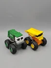 Tonka Monster Metal Movers Truck’s Lot of 2 Toy Trucks Dump Truck Recycle Trash