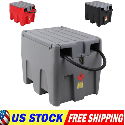 #ad 🚩Heavy Duty Portable Diesel Transfer Tank w 12V Elec. Pump Auto Nozzle 48 Gallo $539.99