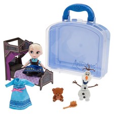 Disney Animators' Collection Frozen Elsa Mini Doll, 5 in blue