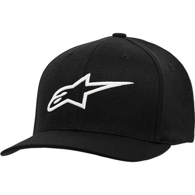 Alpinestars Flexfit Cap Ageless Curve Schwarz/Weiß
