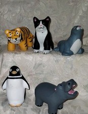 Squishy Stress Relievers / Five PC / Assorted Animals / Used
