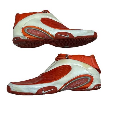 Vintage 2002 Nike Zoom Turbine Flight Mid Orange Size 13 Sportswear Retro Flaw