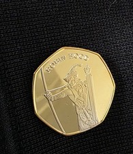 ROBIN HOOD, SHERWOOD FOREST 24ct Gold Commemorative Coin.