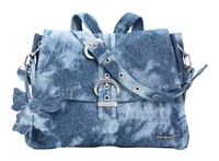 Desigual Curio Deni Backpack M Rucksack Rucksack Denim Dark Blue Blau Neu