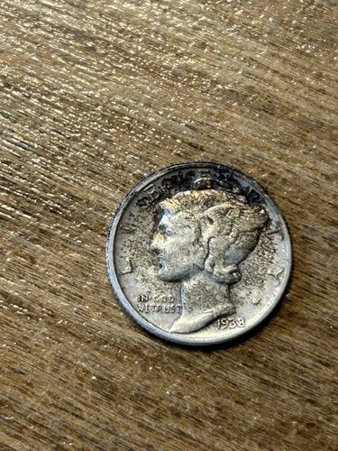1938 Mercury Dime XF