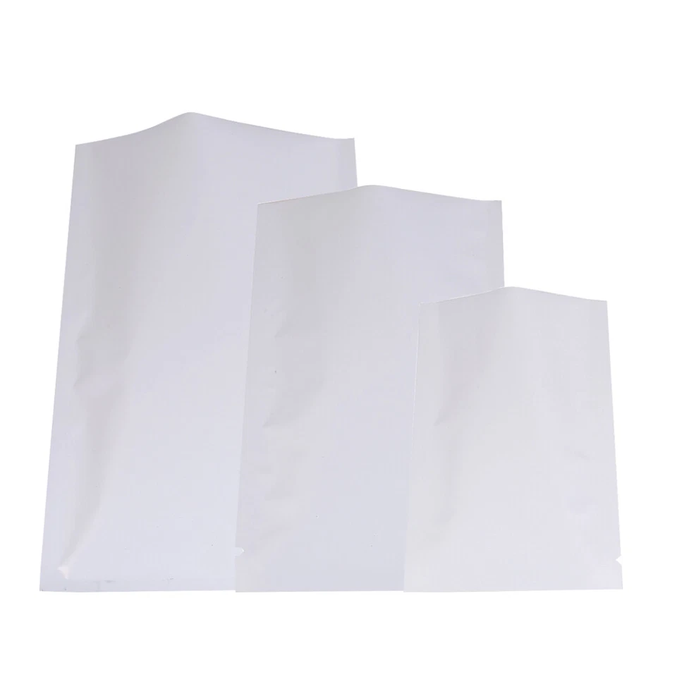 100 pcs Double-Sided Matte White Heat Sealable Pouch w/ Tear Notch (2.25x3.5") - Image 3 of 3