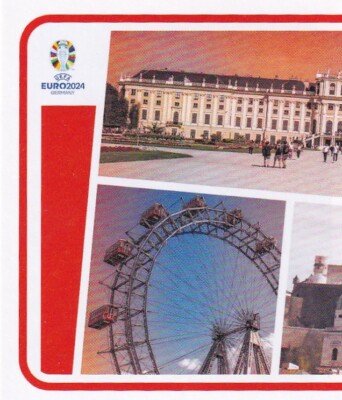 Topps Euro 2024 Sticker Austria AUT P1 Landmark 1/2