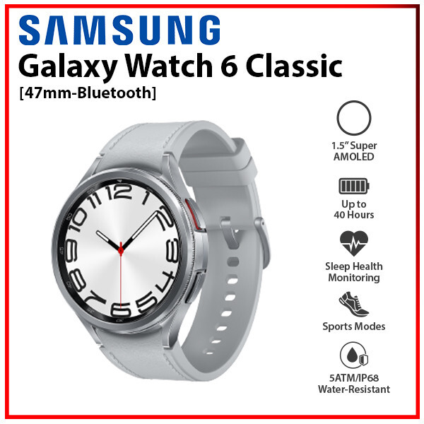 時計 GalaxyWatch6 Classic 47mm Bluetooth/Wifi Amazon.com: SAMSUNG Galaxy Watch 6 Classic 47mm Stainless