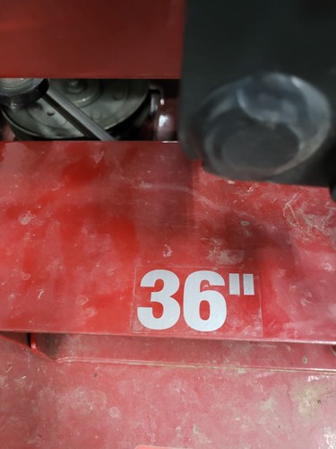 Riesenrutschenblocker für Z1 36" Standaufmäher - Bild 12 von 12
