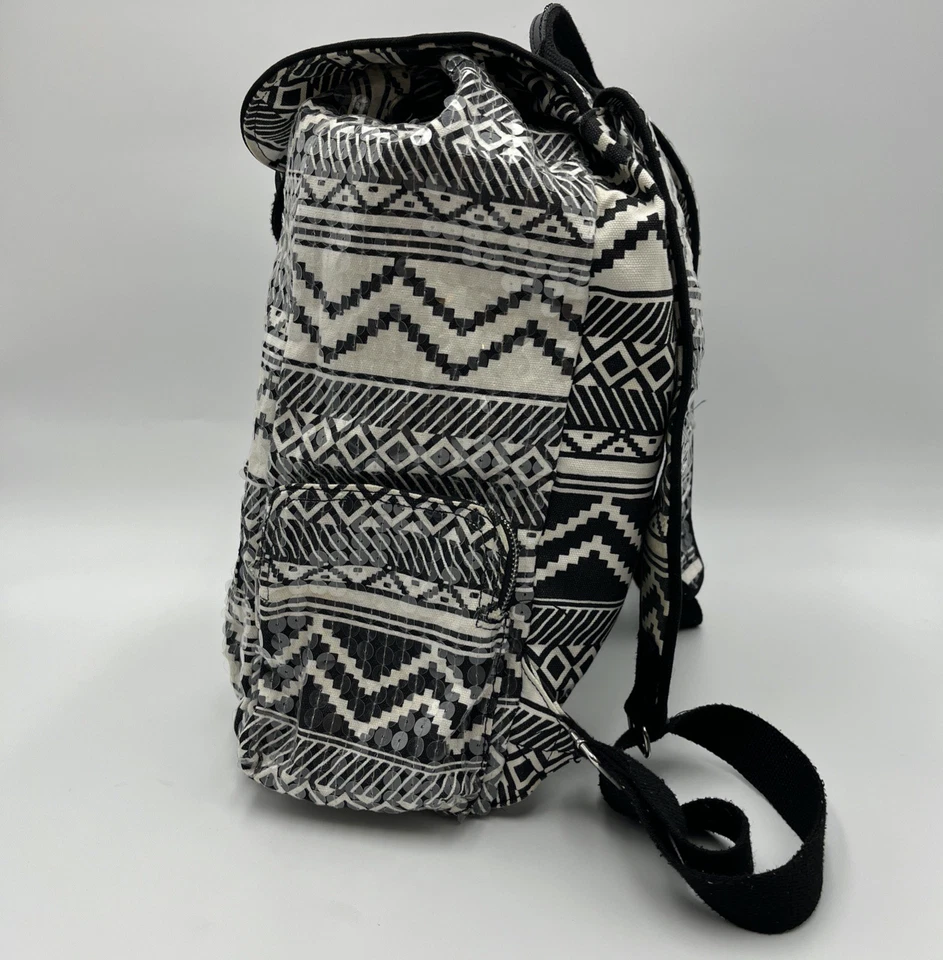 Victorias Secret Pink Bling Sequin Aztec Backpack Book Bag School Campus Bling - Image 4 of 4