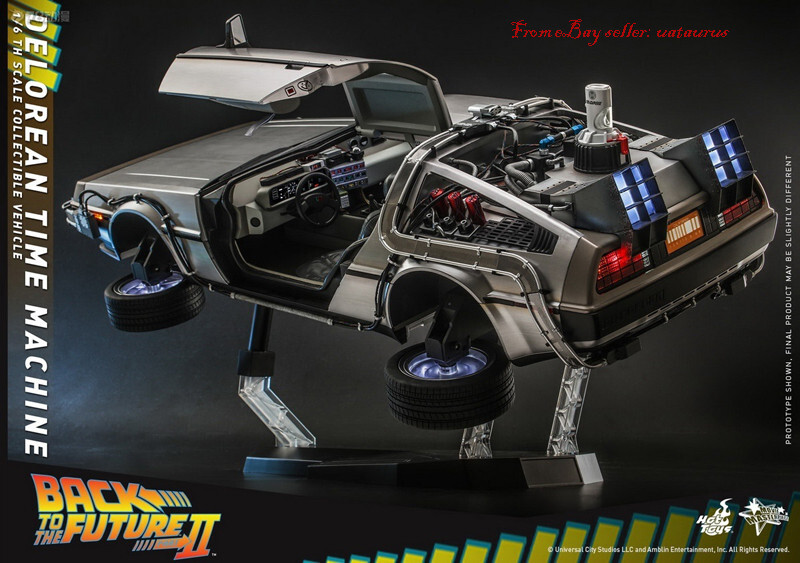 Perfect Hot Toys 1/6 Mms636 Back To The Future Ii Delorean Time