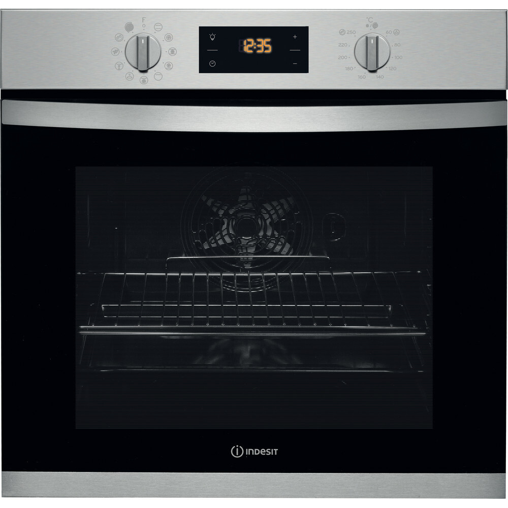 INDESIT IFW3844HIX FORNO DA INCASSO FUNZIONE PIZZA VENTILATO AUTOPULENTE INOX
