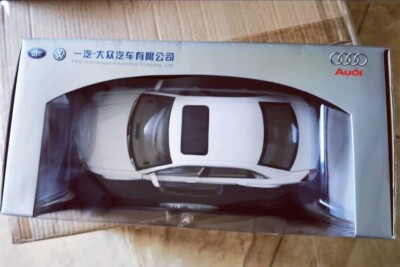 Old version 1/18 Audi A4 car model white color | eBay