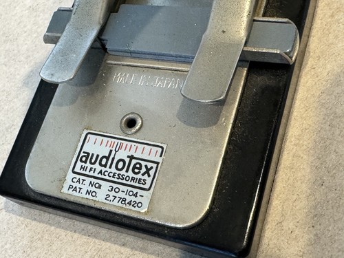 Cassette empalmadora de cinta carrete a carrete AUDIOTEX 30-104 - Hecho en Japón - Imagen 9 de 9