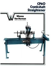 Winona Van Norman Model CP60 Crankshaft Straightening Press Flier