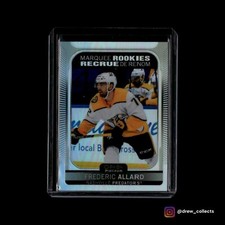 2021-22 O-Pee-Chee Platinum #253 Frederic Allard Predators Rainbow