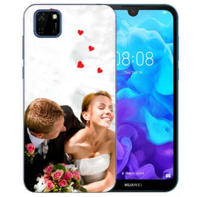 Schutzhülle Silikon TPU Handy Hülle mit Fotodruck für Huawei Y5P (2020) Etui - Bild 1 von 4