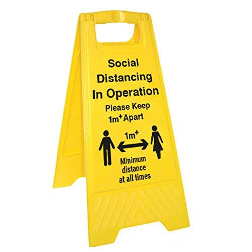 V Safety AF033AU-AF V Safety Social Distancing in Operation  300 mm x 620 mm 