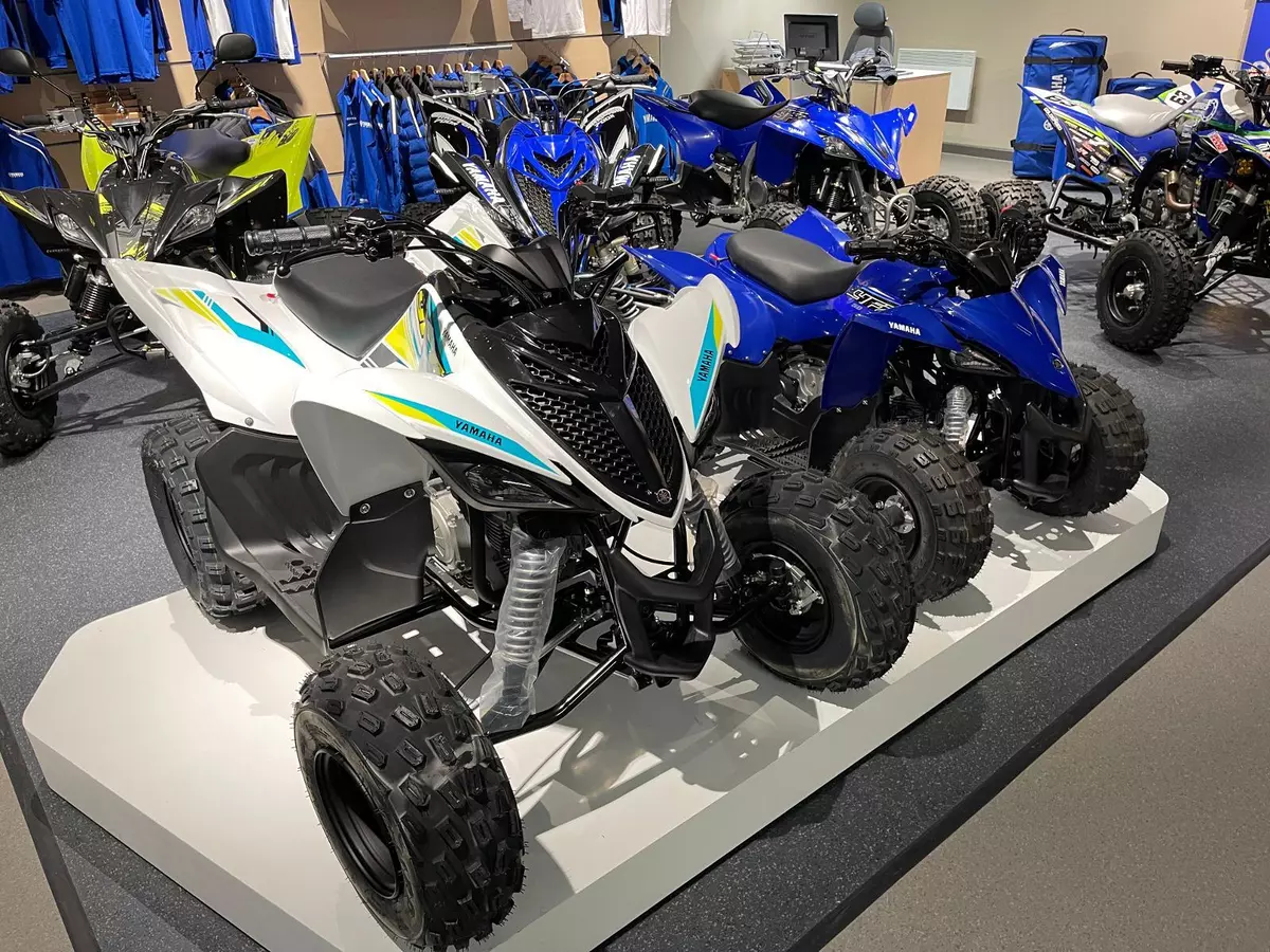 NEW Yamaha YFZ50 2022 Kids Quad Bike Fully Automatic Raptor eBay