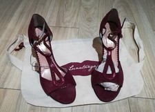 New  Soft mat'l - Lunatango BsAs Argentine Tango Shoes size 40 in Maroon