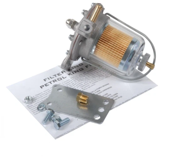 FILTRO MALPASSI KING 85mm REGULADOR DE PRESIÓN DE COMBUSTIBLE (TAZÓN DE VIDRIO) + KIT DE MEDIDOR SYTEC Foto 3 de 4