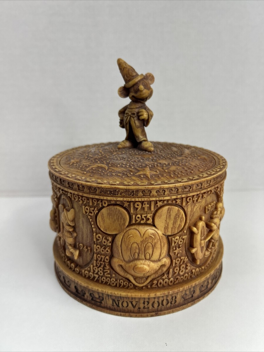 ミッキーマウス 80周年アニバーサリー HEIRLOOM BOXES　5320☆ Olszewski Disney Mickey Mouse 80th Anniversary Heirloom Box