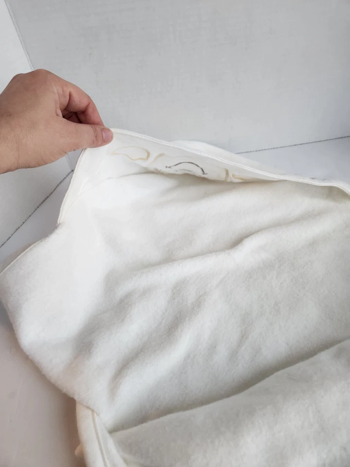 De Colección Muy Buen Estado Disney Bebé Winnie The Pooh Bebé Manta Vellón Verde Enmarcado Sonrisa Abeja Foto 4 de 4