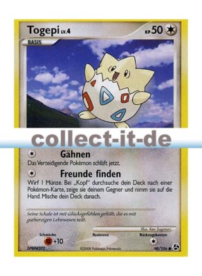 Pokemon Diamant & Perl - Epische Begegnung 88/106 - Togepi Deutsch