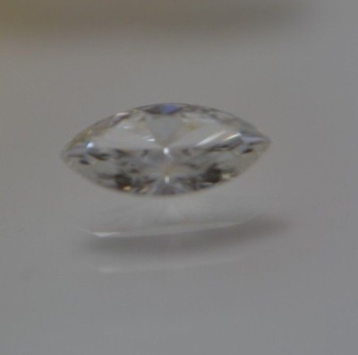 Marquise Shape Forever One Moissanite Created by Charles & Colvard (4x2-10x5mm)