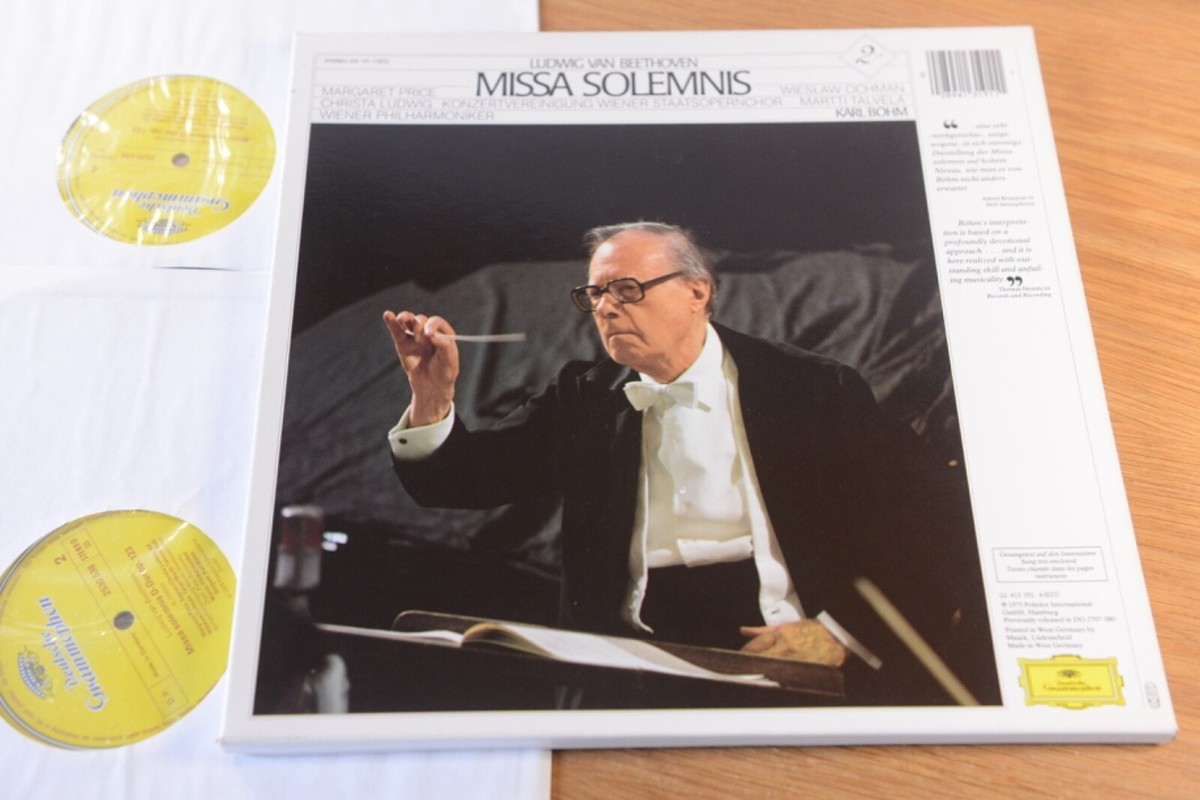 Beethoven Missa Solemnis Op.123 Böhm WPO 2 LP DGG 413 191-1 | eBay