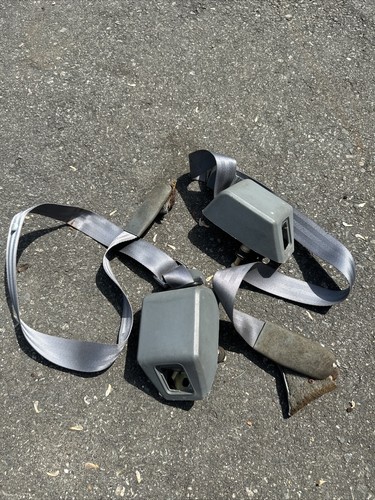 73-91 Chevy K5 Blazer GMC Jimmy FRONT SEAT BELTS LH and RH Retractors Gray