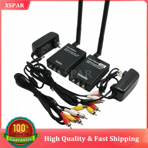 3W Wireless Video Transmitter Receiver Monitor Wireless Long Distance TX RX 12V - Picture 1 of 8