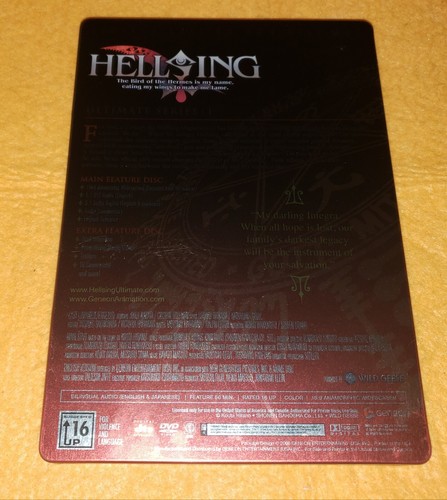 HELLSING Ultimate Series I Vol. 1 DVD 2006 Limited Edition 2-Disc Set STEELBOOK - Picture 3 of 13