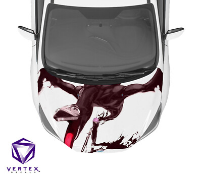 Soul Eater Crona Hood Wrap A Weatherproof Vinyl Decal 50''X60'' 1-YR Warranty-K